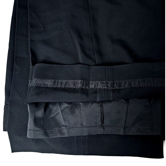 ANN TAYLOR Lined Dress Slacks Flat Front 4-Pocket Hook Closure Sz 4/32 Blk NWOT! - Picture 15 of 16